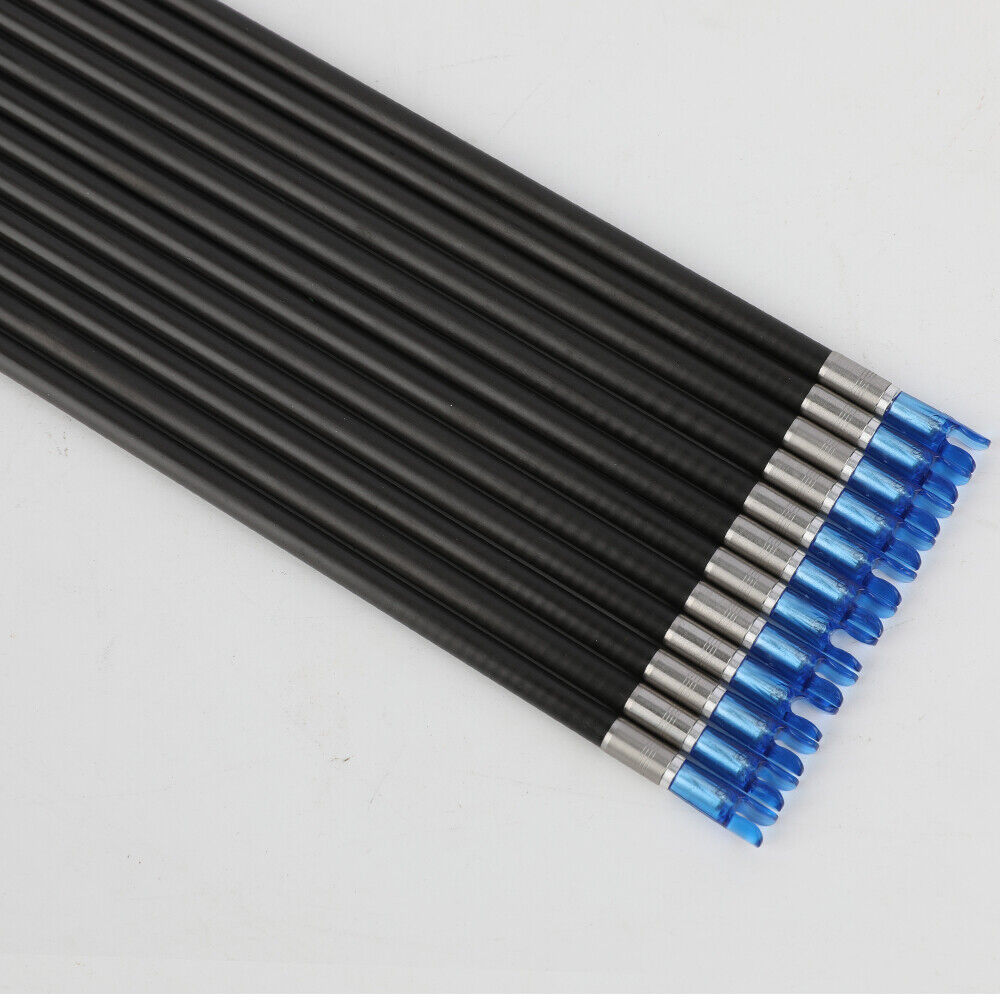 12X 40T Carbon Arrows SP350-1000 Hunting Arrows 3.2mm Archery Hunting PANDARUS